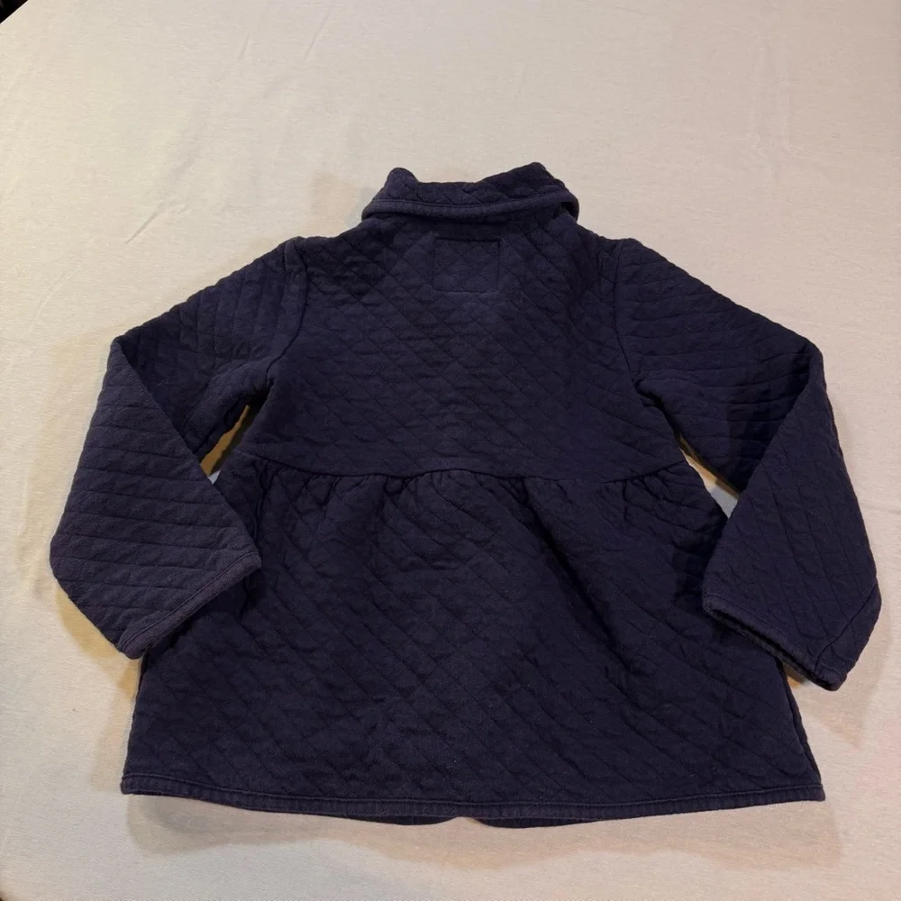 Gymboree Size 4T-5T CHARM CLASS Navy Blue Quilted Jacket School Travel‎ Casual
